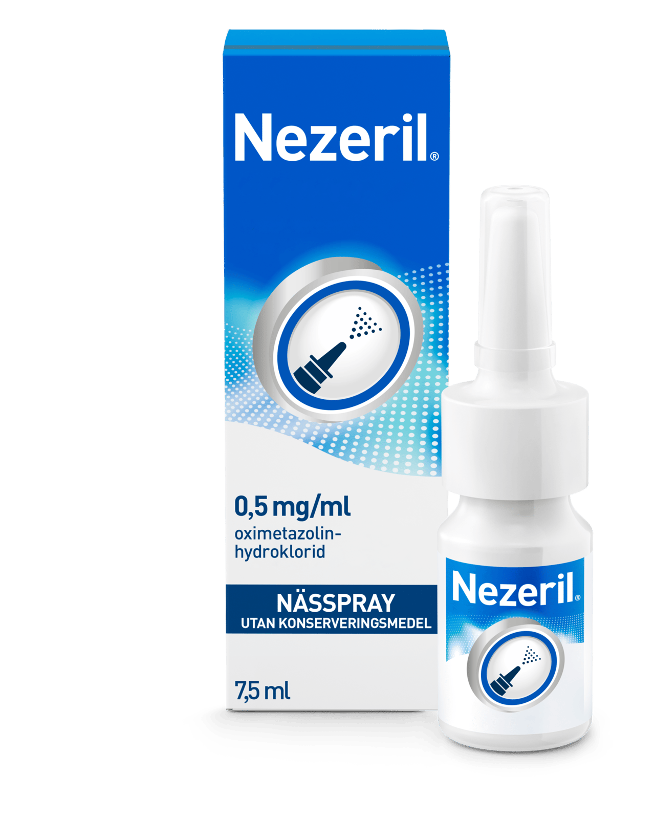 Nezeril 0,5mg/ml Nässpray 7,5 ml (utan konserveringsmedel)