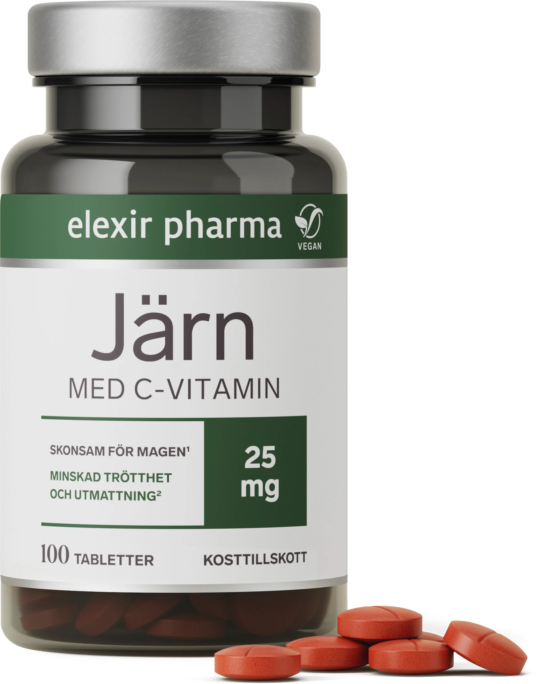 Elexir Järn med C-vitamin 100 tabletter