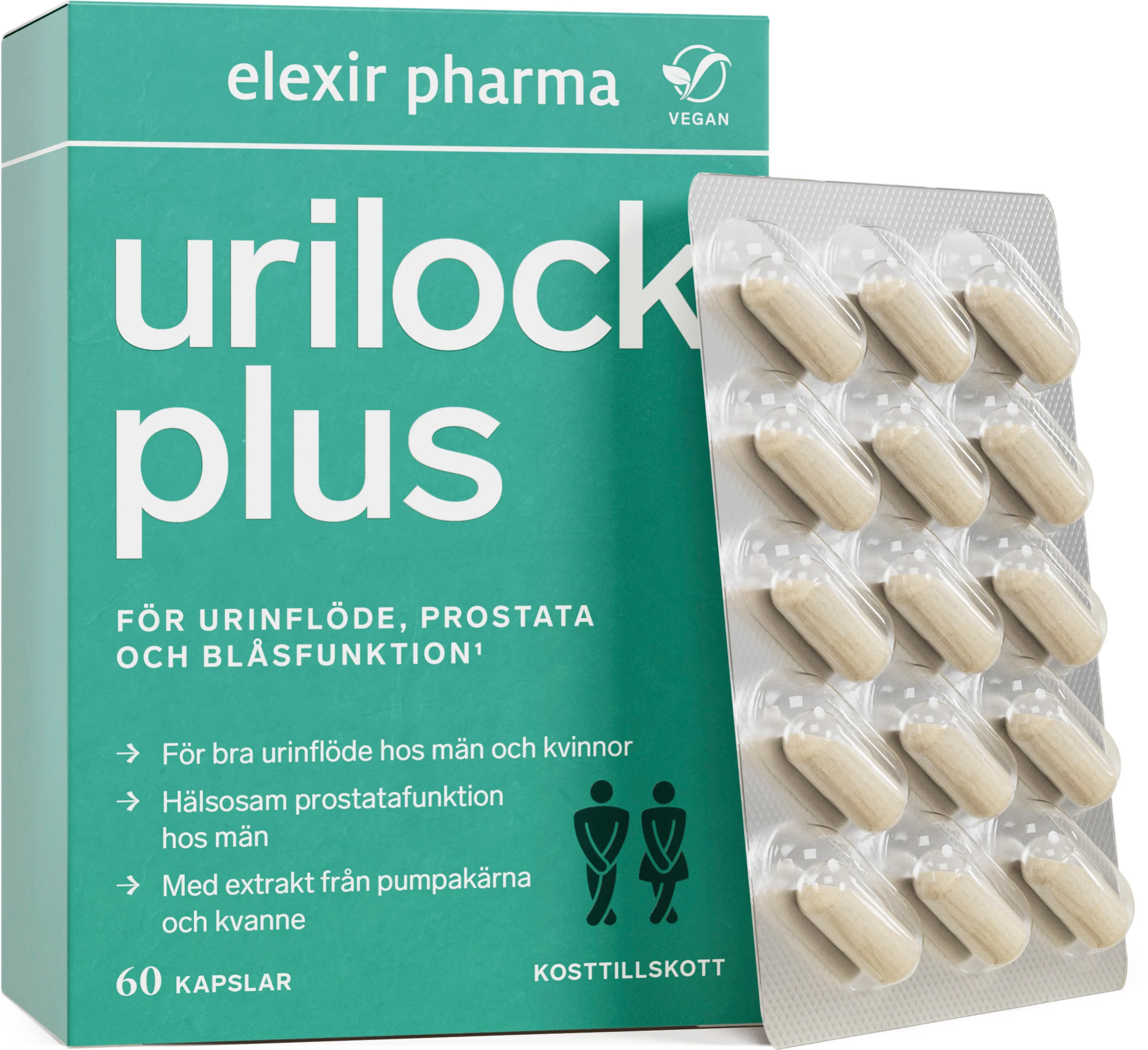 Elexir Urilock Plus 60 kapslar