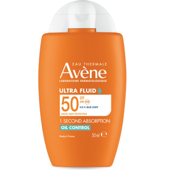 Avène Ultra Fluid Oil Control SPF50, 50 ml
