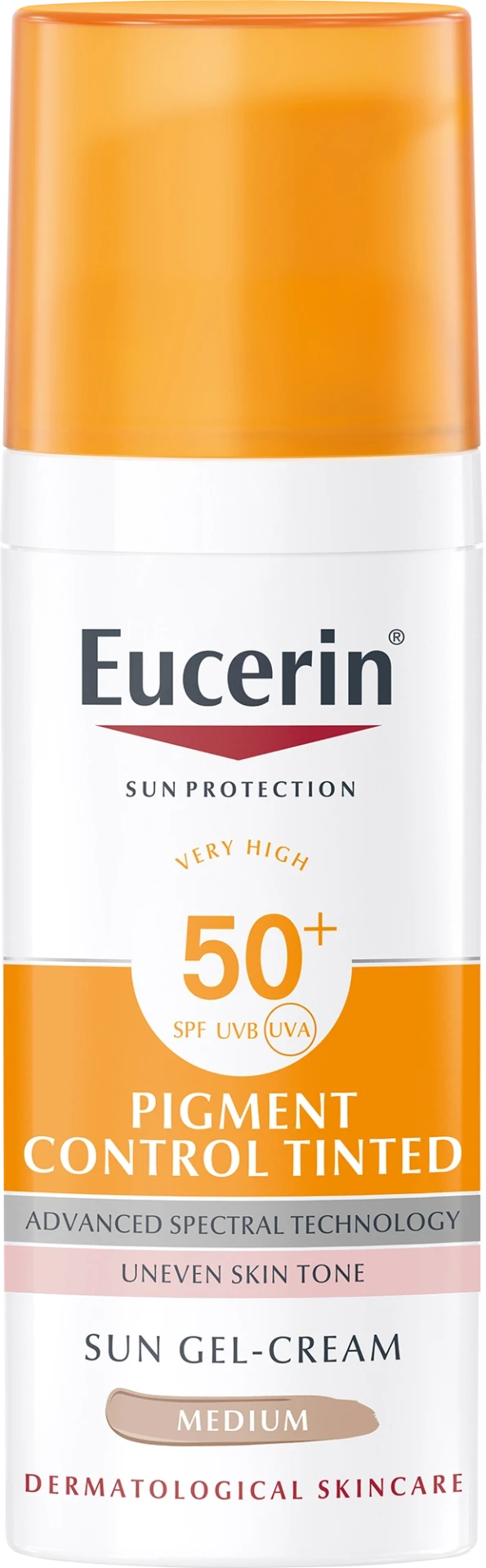 Eucerin Pigment Control Tinted Sun Gel-Cream SPF 50+, 50ml