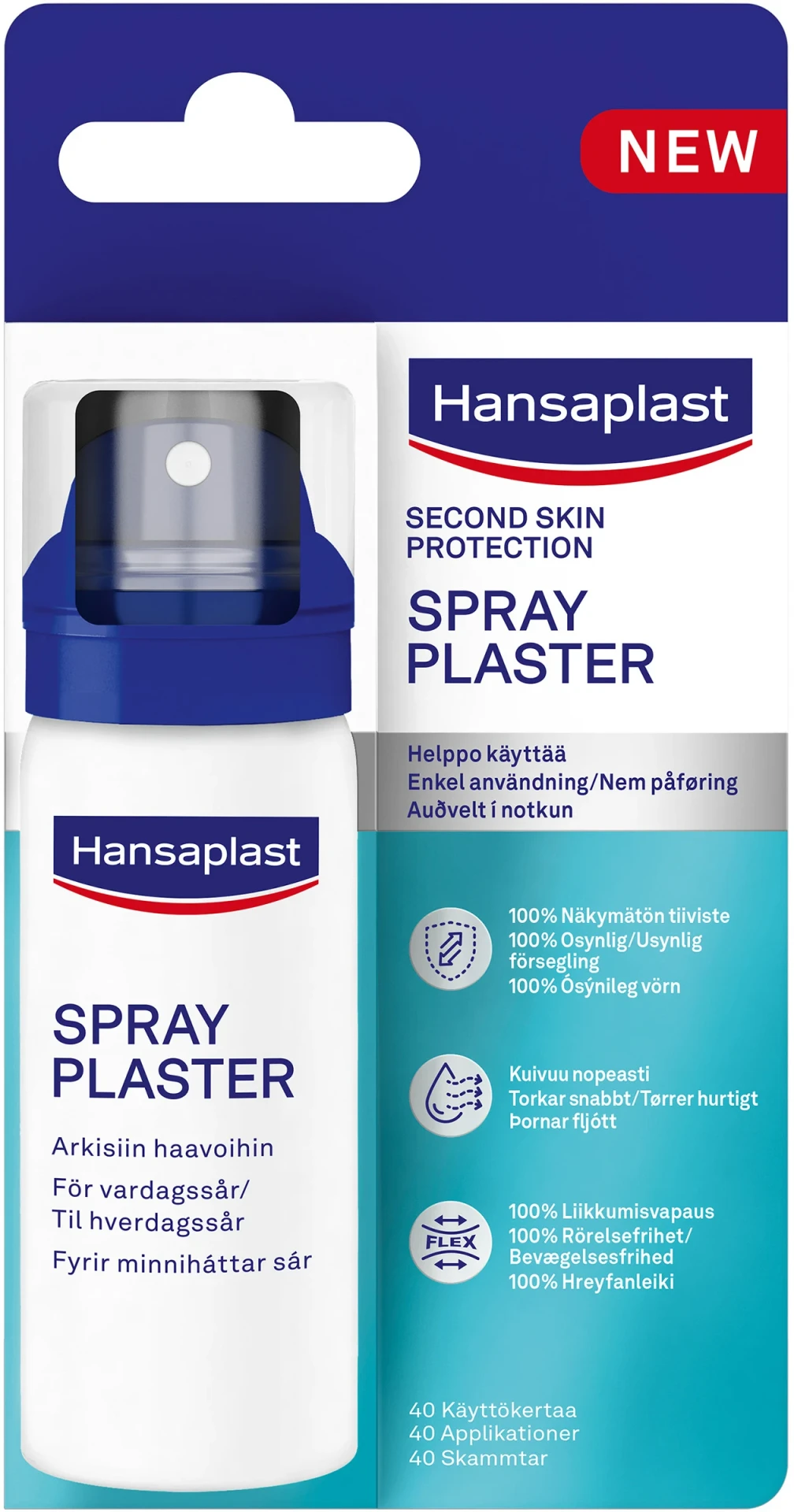 Hansaplast Second Skin Sprayplåster 40 ml