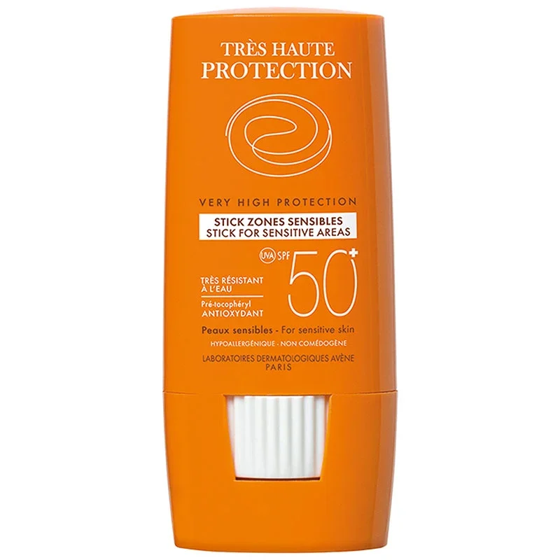 Avène Sun Stick For Sensitive Areas SPF 50, 8 g