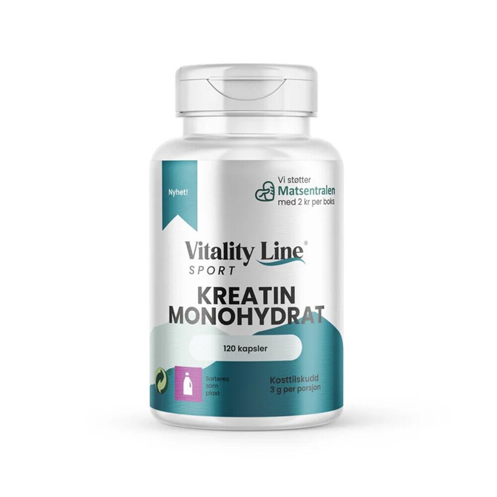 Vitality Line Kreatinkapslar 120 kapslar