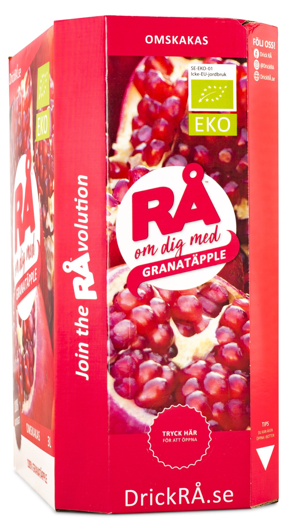 Rå Bag In Box Granatäpple EKO Bag-in-Box 3L