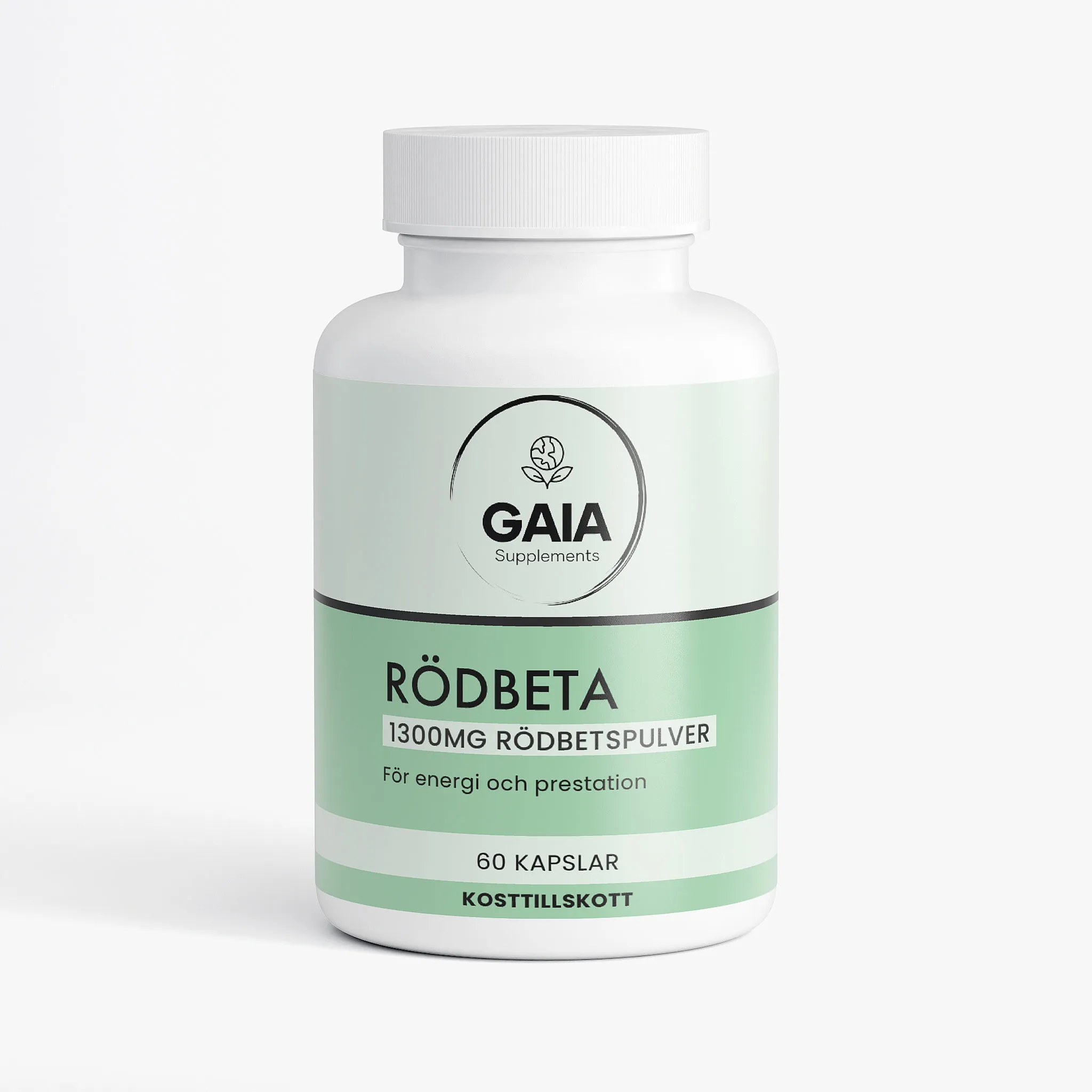 Gaia Supplements Rödbeta 60 Kapslar