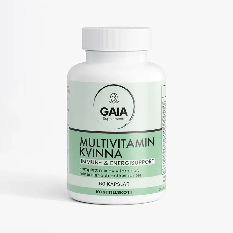 Gaia Supplements Multivitamin Kvinna 60 Kapslar