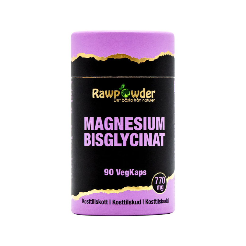Rawpowder Magnesium Bisglycinat 770mg 90 kapslar