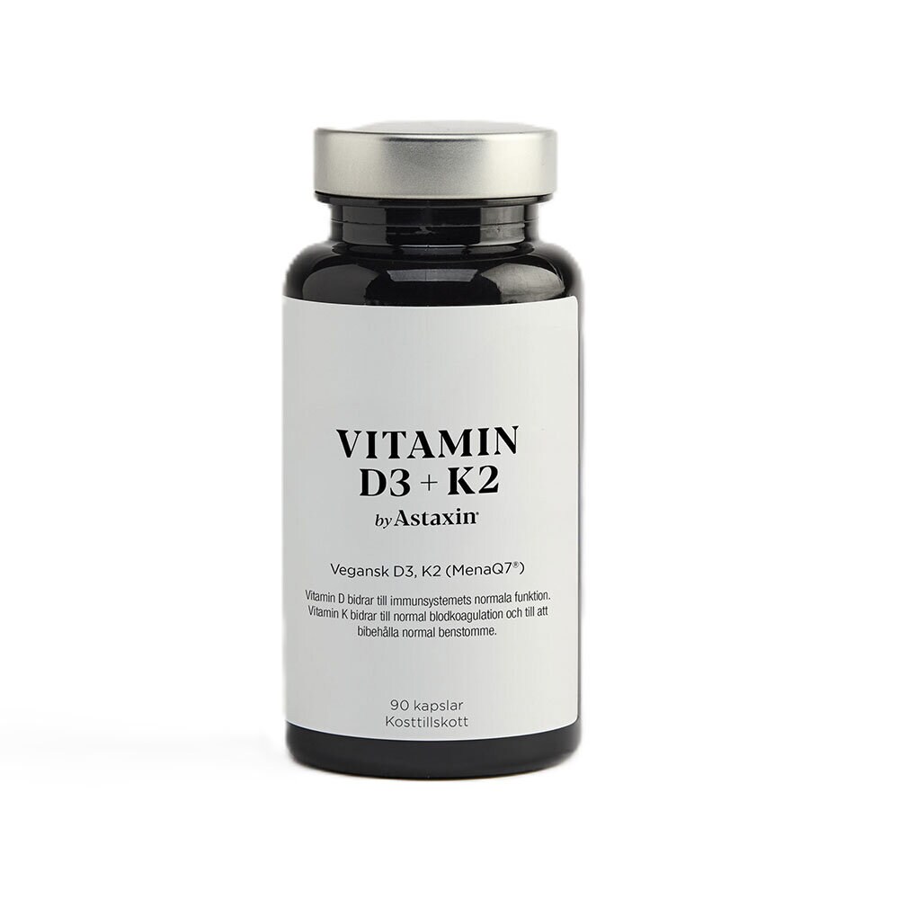 Astaxin Vitamin D3+K2 90 st kapslar