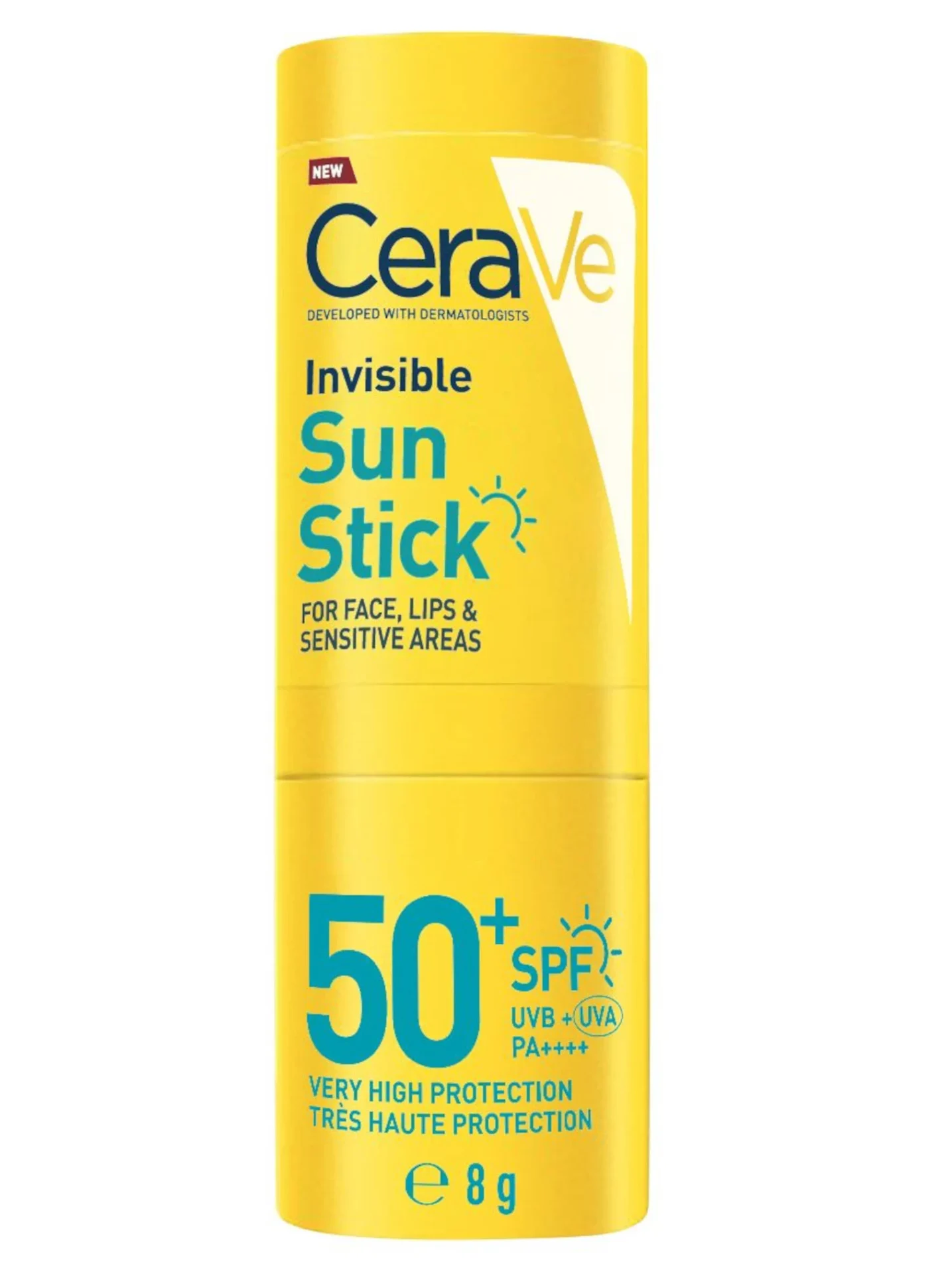CeraVe Invisible Sun Stick SPF 50+, 8 g
