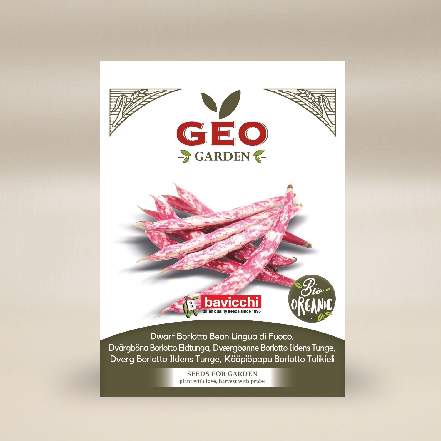 GEO Buskböna Borlotto EKO 18g