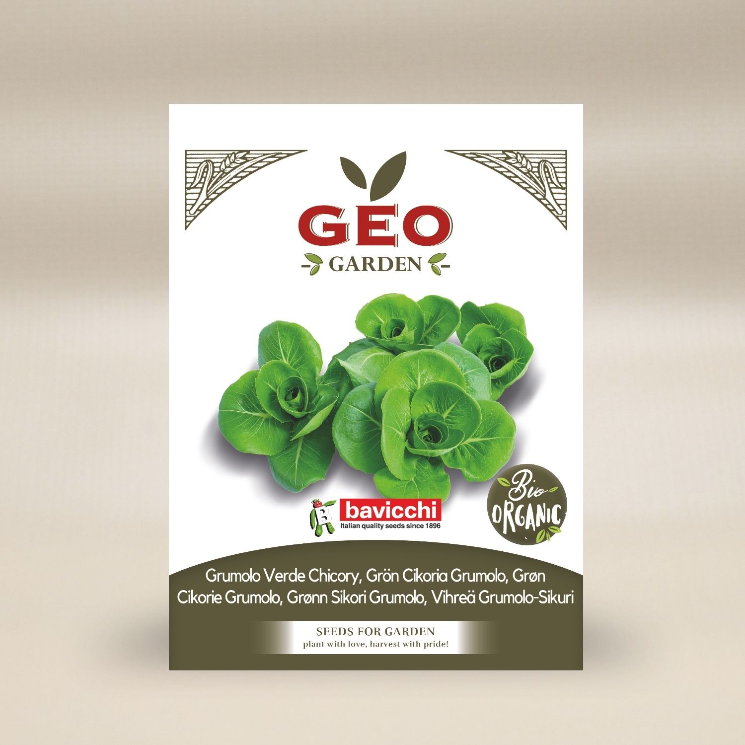 GEO Cikoria Grön Rosett EKO 4g