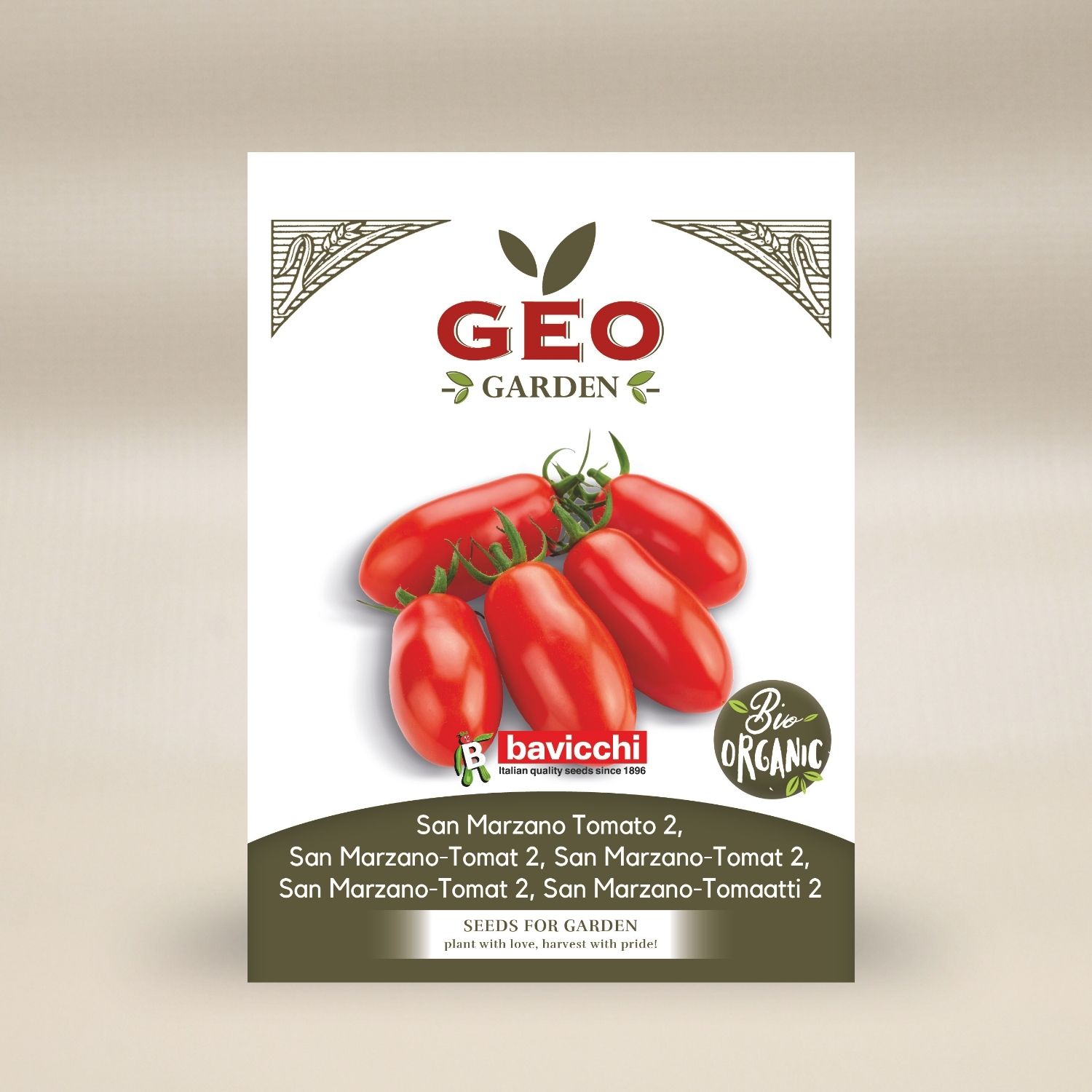 GEO Plommontomat San Marzano EKO 0,1g