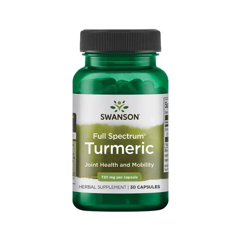 Swanson Full Spectrum Gurkmeja 720 mg 30 Kapslar