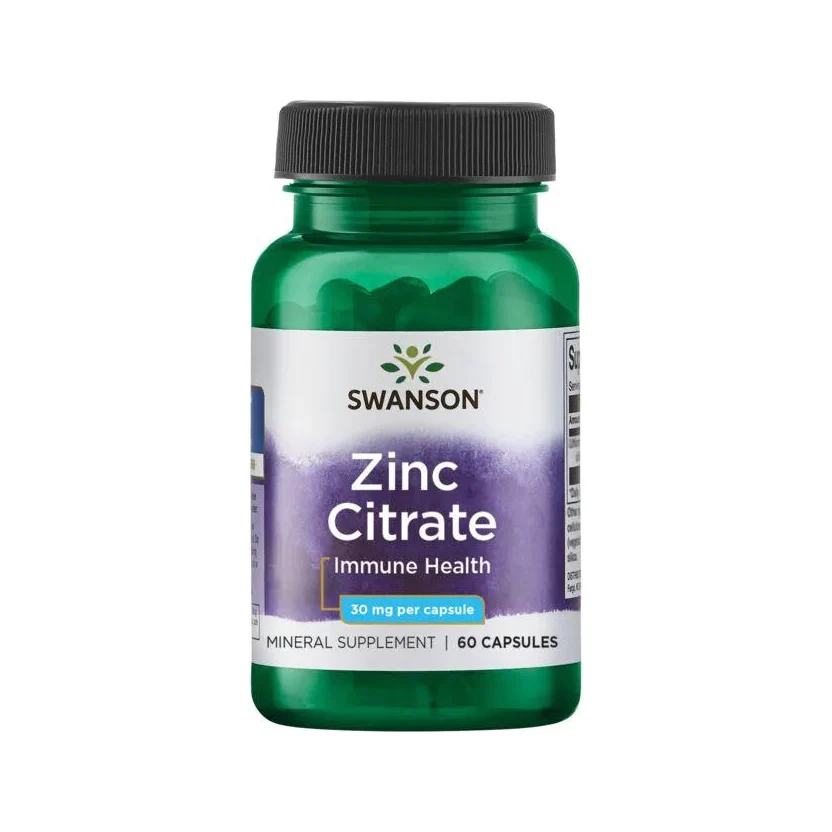 Swanson Zinc Citrate 30 mg 60 kapslar