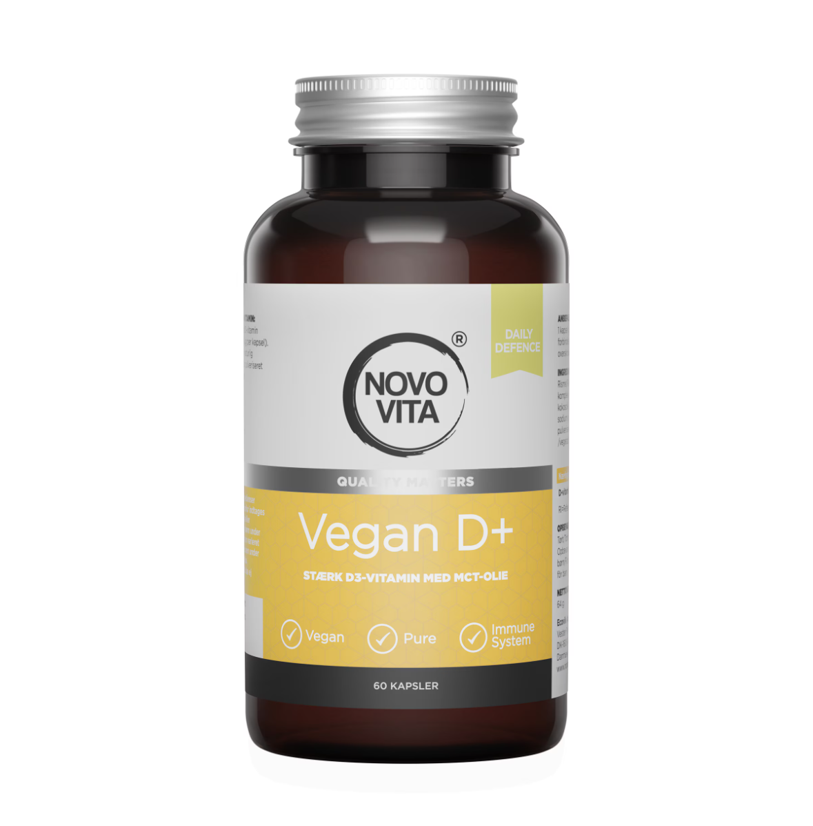 Novo Vita Vegan D+ 60 kapslar