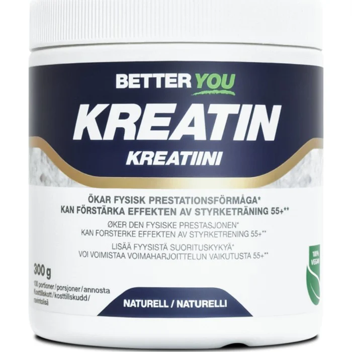 Better You Kreatinpulver Naturell 300 g