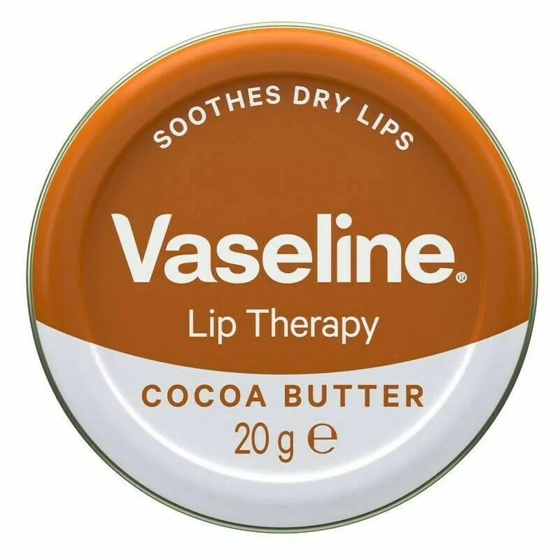 Vaseline Lip Therapy Petroleum Jelly Tin Cocoa Butter