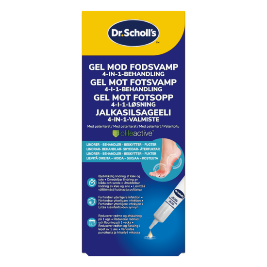 Scholl Gel mot Fotsvamp 4-in-1