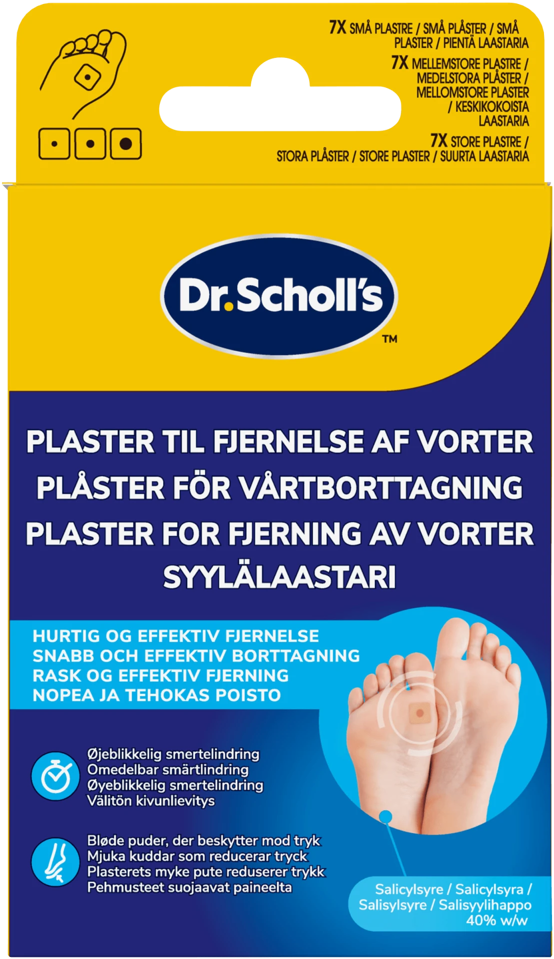Scholl Plåster för vårtborttagning 7 st