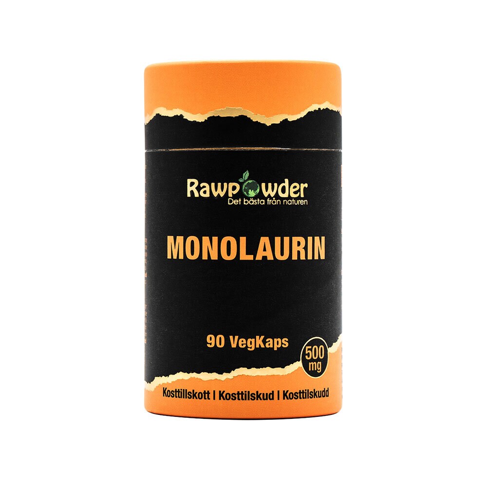 Rawpowder Monolaurin 500mg 90 kapslar