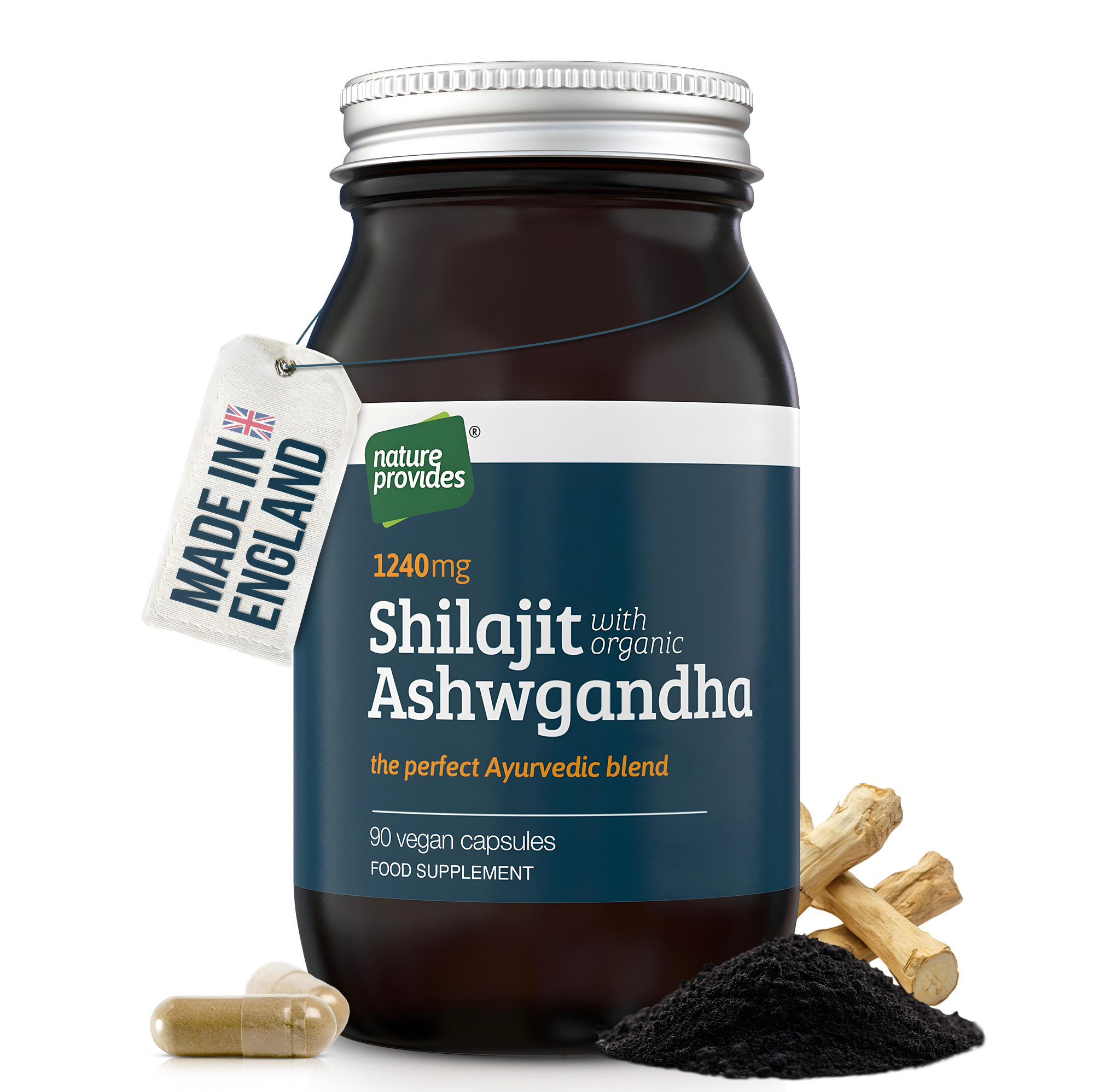 Nature Provides Shilajit & Ashwagandha 90 kapslar