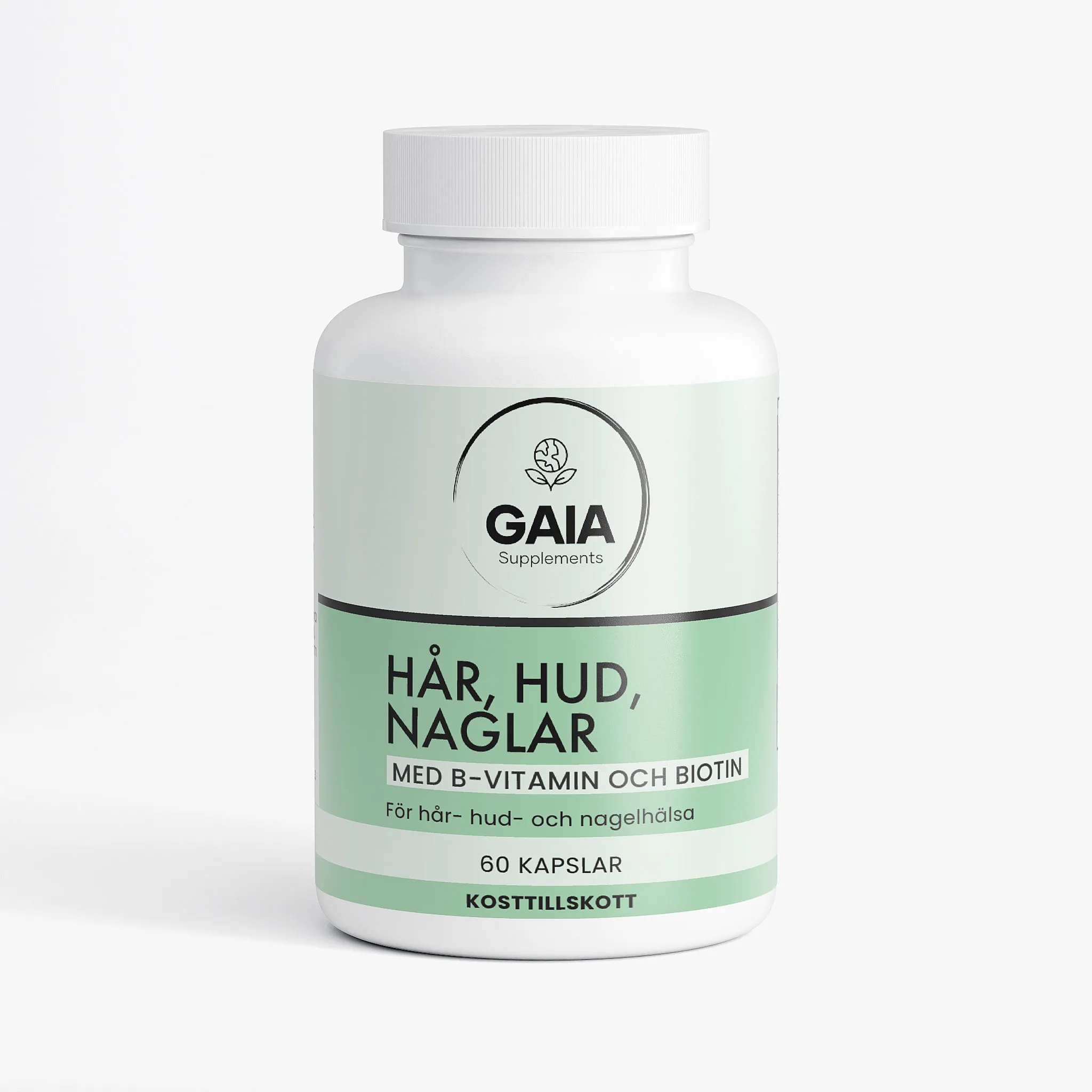 Gaia Supplements Hår, Hud, Naglar 60 Kapslar