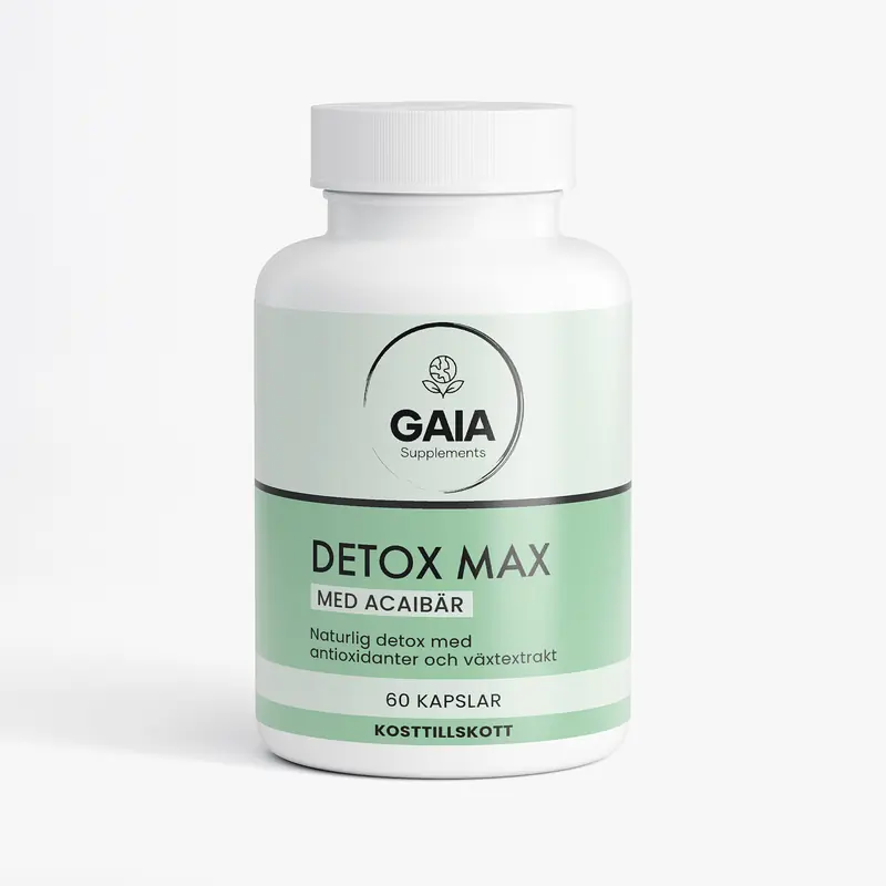 Gaia Supplements Detox Max 60 Kapslar