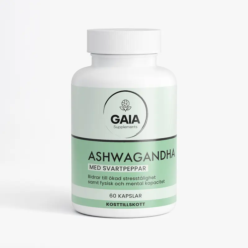 Gaia Supplements Ashwagandha 60 kapslar