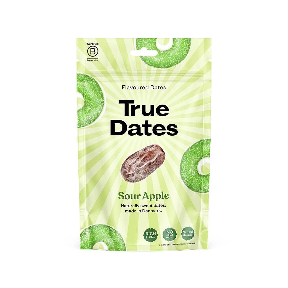 True Dates Dates Sour Apple 100g