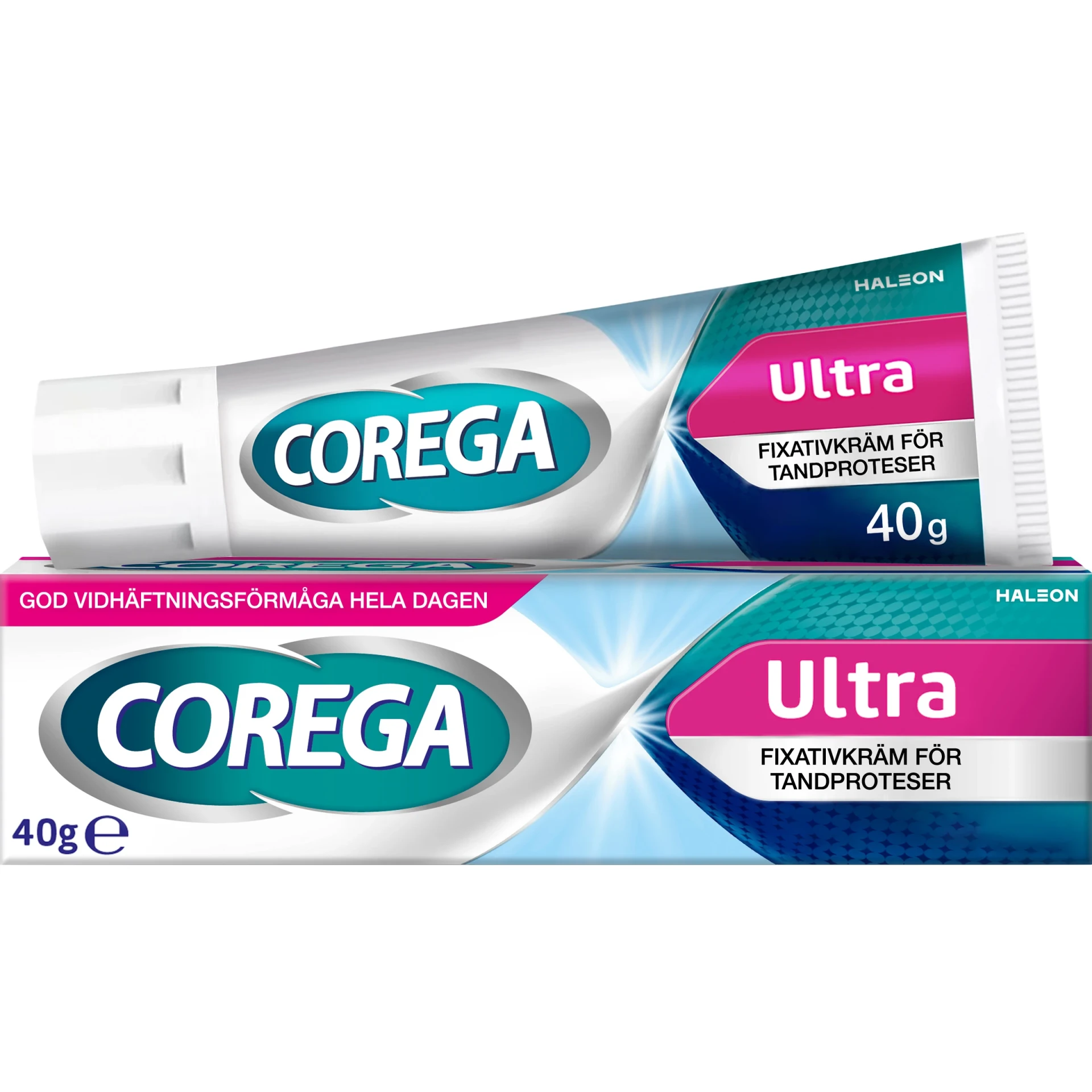 Corega Ultra Fixativkräm Tandproteser 40 g