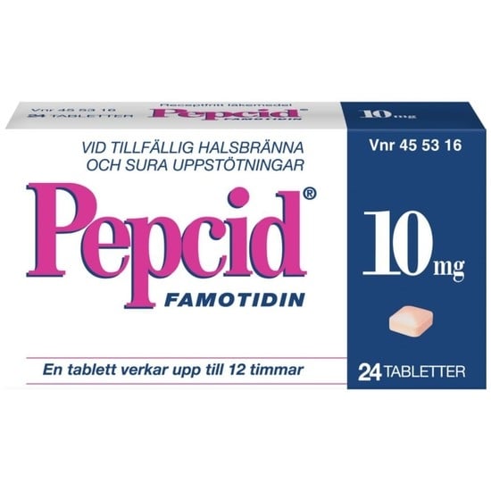 Pepcid 10 mg 24 tabletter