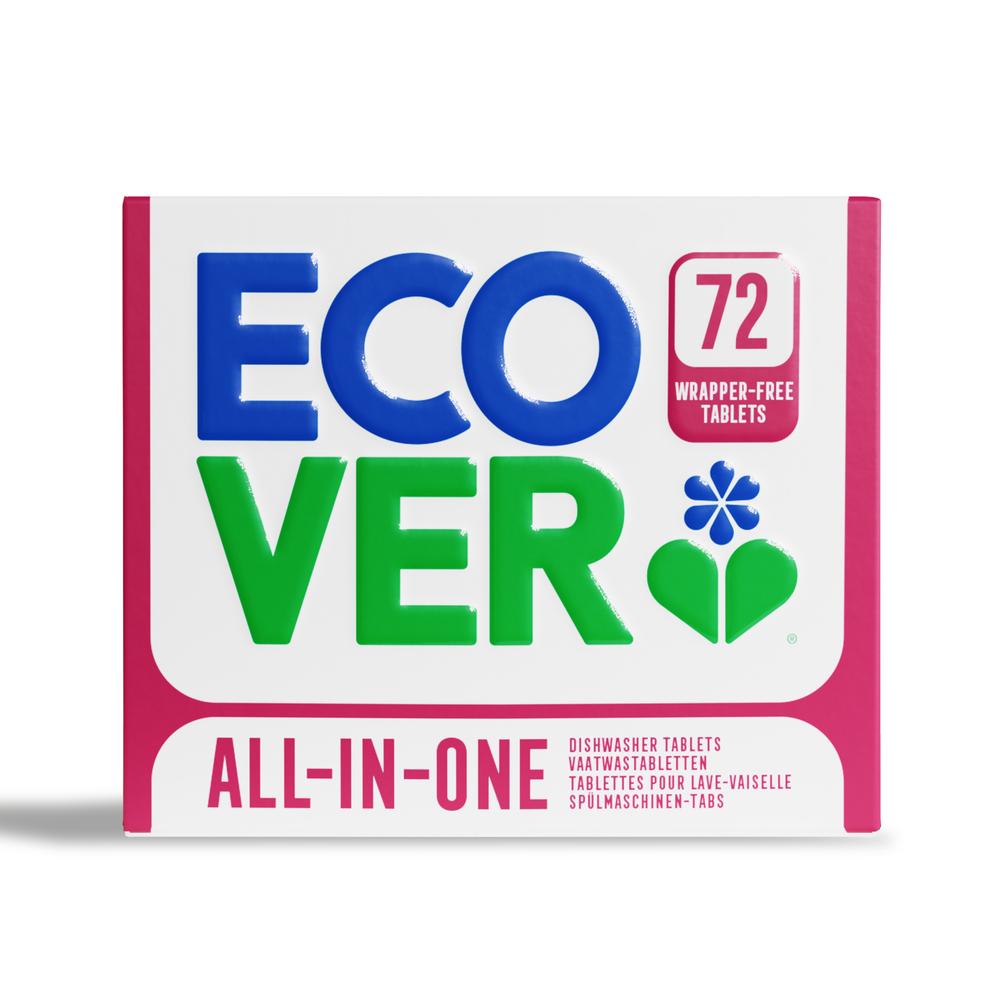 Ecover ECOVER Maskindisktabletter All-In-One Citrus 1,26kg/72st