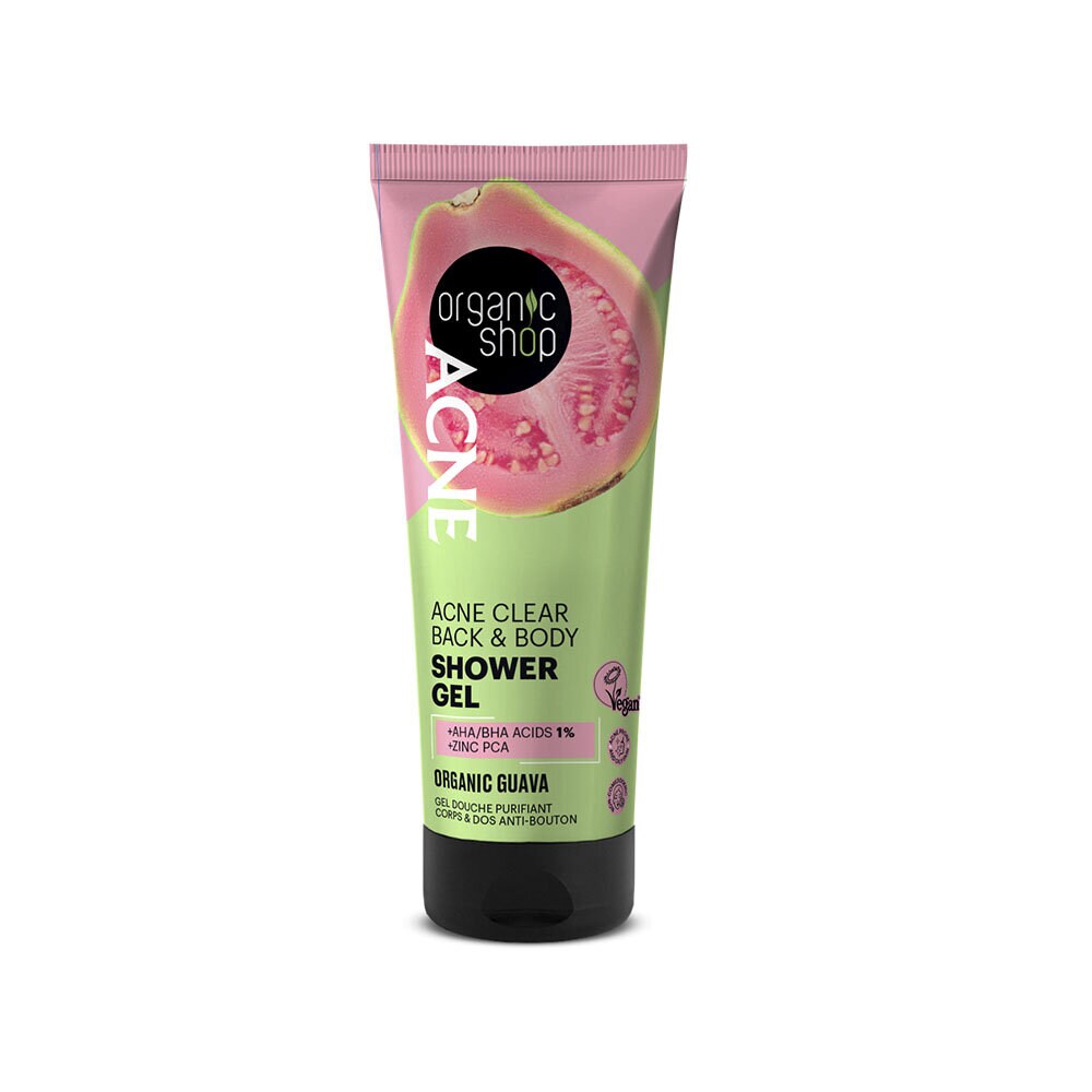 Organic Shop Acne Clear Back & Body Shower Gel 200ml