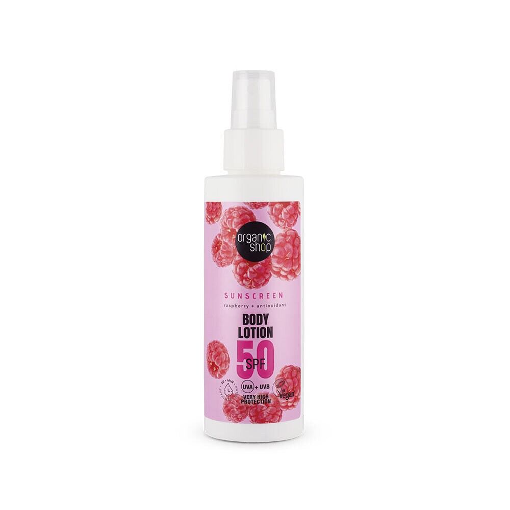Organic Shop Sunscreen Body Lotion 50 SPF 150 ml