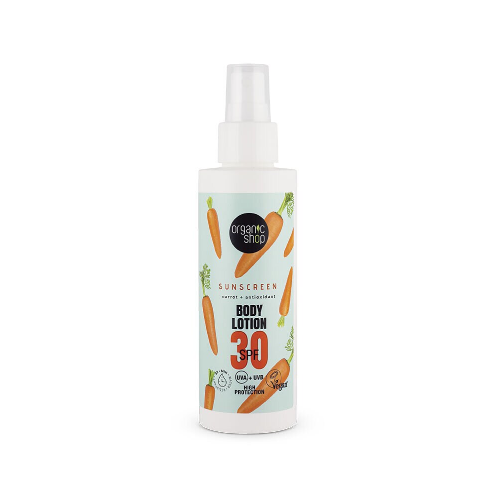 Organic Shop Sunscreen Body Lotion 30 SPF 150 ml
