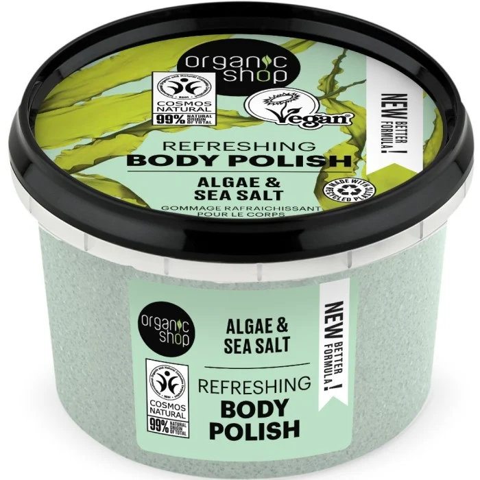 Organic Shop Body Polish Algae & Sea Salt 250 ml