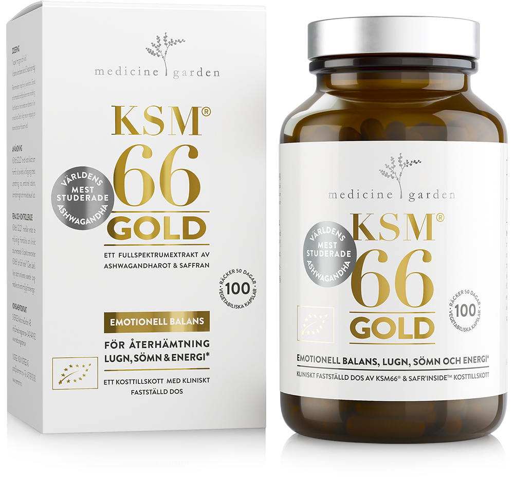 MedicineGarden KSM66 GOLD® EKO Hormonell Balans 100k