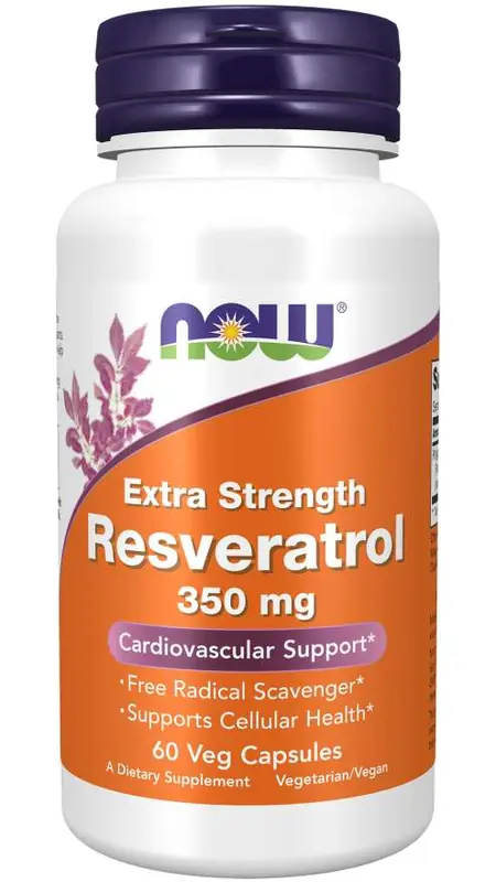 NOW Resveratrol Extra Strength 350 mg 60 vegkap