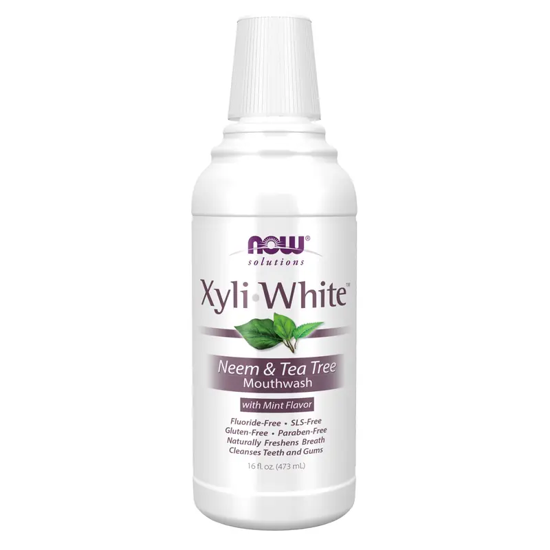 NOW XyliWhite™ Neem & Tea Tree Munskölj 473ml