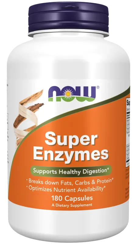 NOW Super Enzymes 180 kapslar