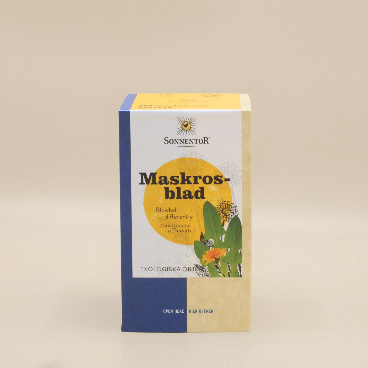 Sonnentor Maskrosblad Tepåsar EKO 22g