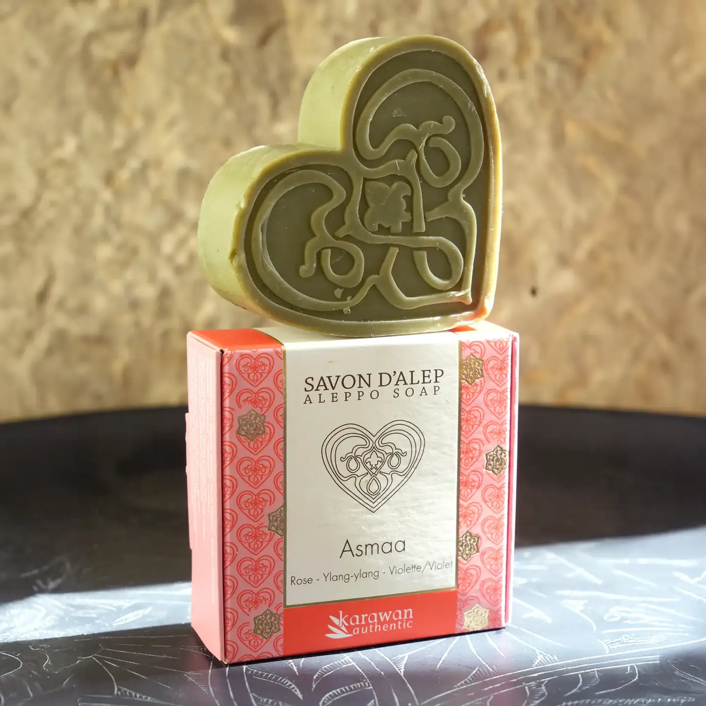 Karawan Authentic Aleppotvål Asmaa med blommig doft 100g