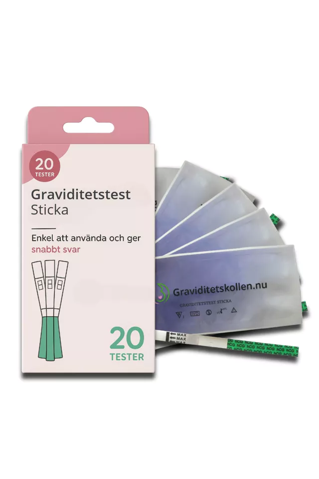 Graviditetskollen 20 st. Graviditetstest sticka