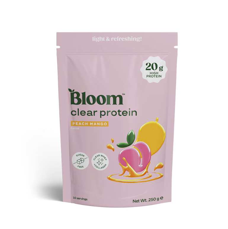 Bloom Clear Protein Collagen Peach Mango 250g