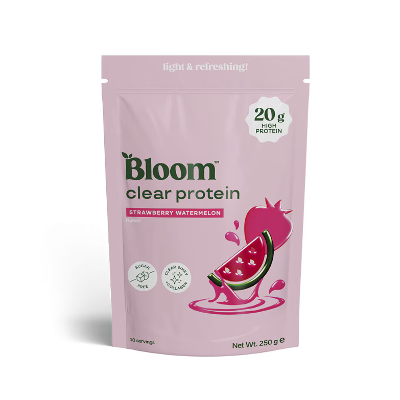 Bloom Clear Protein Collagen Strawberry Watermelon 250g