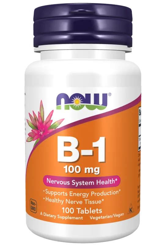 NOW Vitamin B-1 100 mg 100 tabs