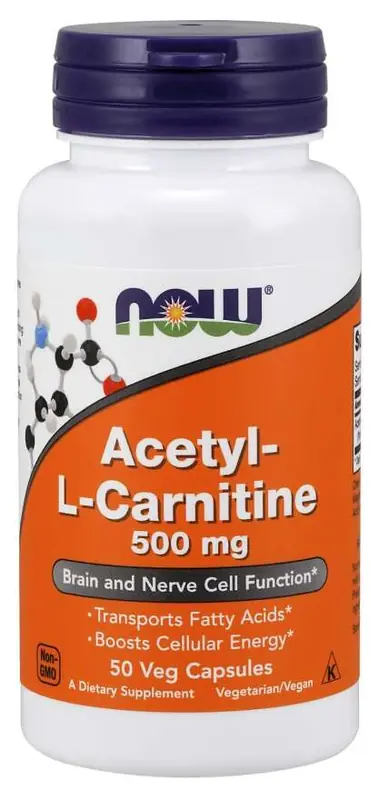 Acetyl L-Carnitine 500 mg 100 vegkapslar