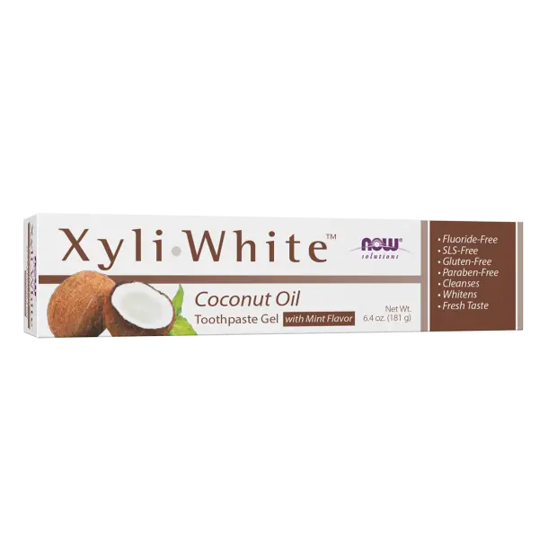 NOW XyliWhite™ Coconut Oil Tandkräm Gel 181g