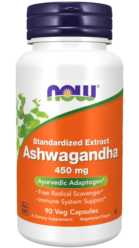 NOW Ashwagandha 450 mg 90 vegkapslar